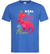 Мужская футболка Real roar princess Ярко-синий Мужская футболка Real roar princess Ярко-синий фото