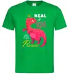 Мужская футболка Real roar princess Зеленый Мужская футболка Real roar princess Зеленый фото