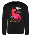 Свитшот Real roar princess Черный фото