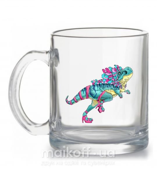 Чашка скляна T-Rex cabaret Прозорий фото