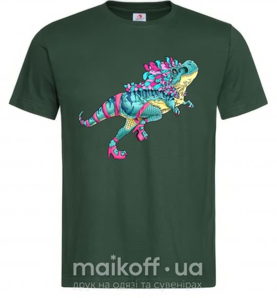 Мужская футболка T-Rex cabaret Темно-зеленый фото