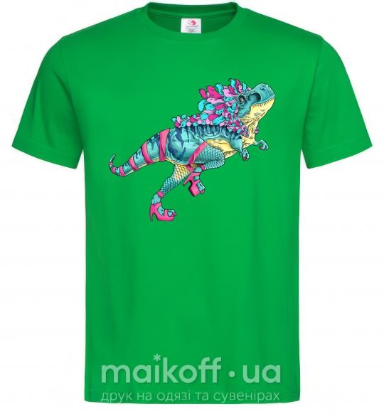 Мужская футболка T-Rex cabaret Зеленый фото