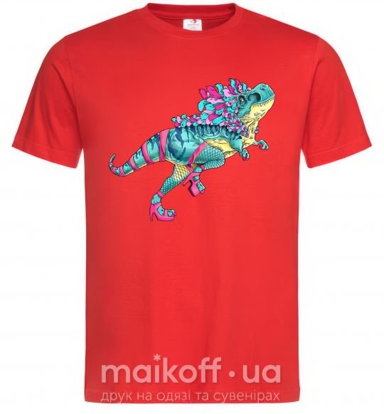 Мужская футболка T-Rex cabaret Красный фото