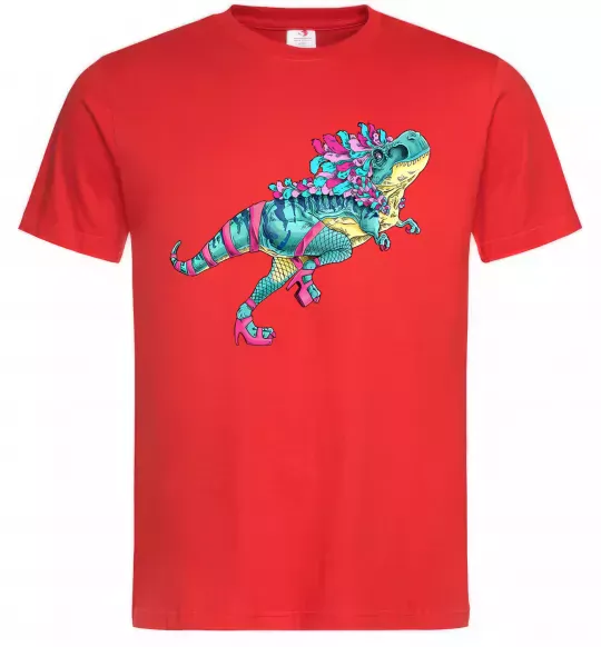 Чоловіча футболка T-Rex cabaret Червоний фото