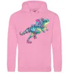Мужская толстовка (худи) T-Rex cabaret Розовый фото