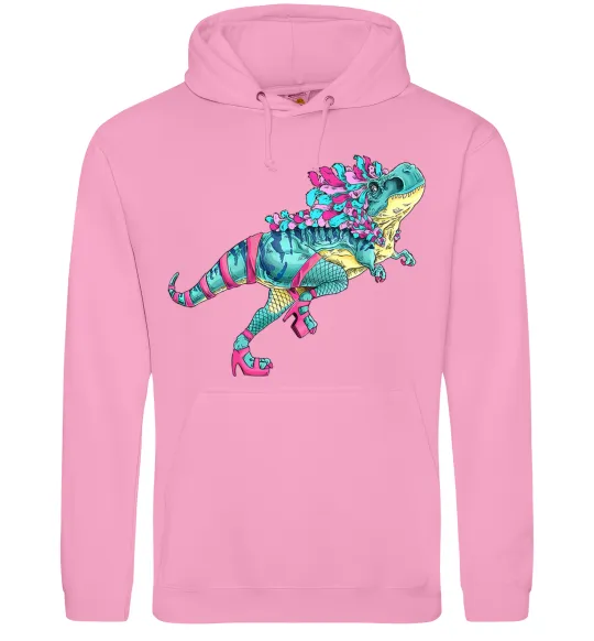 Жіноча толстовка (худі) T-Rex cabaret Рожевий фото