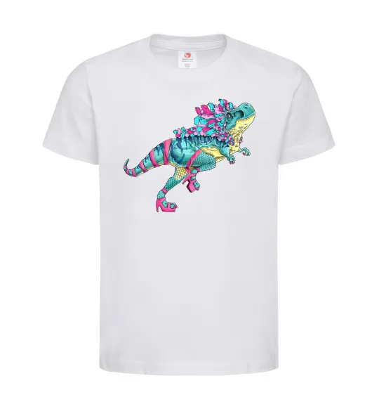 Детская футболка T-Rex cabaret Белый фото