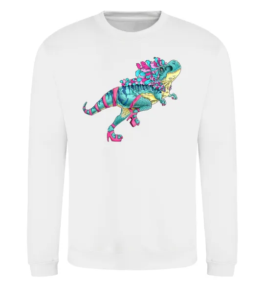 Свитшот T-Rex cabaret Белый фото