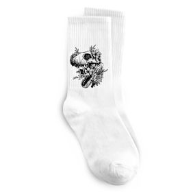 Шкарпетки T-Rex skull in flowers