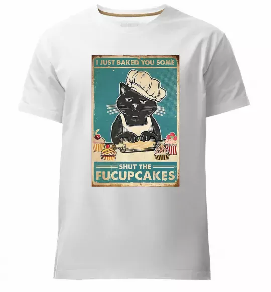 Чоловіча преміум футболка I just baked you some Білий фото