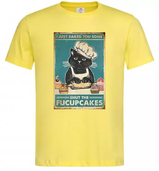 Мужская футболка I just baked you some Лимонный фото