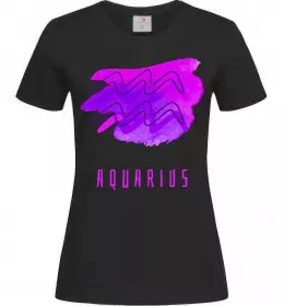 Жіноча футболка Водолій єдиноріг Блакитний фото