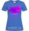 Жіноча футболка Краски водолей Яскраво-синій фото