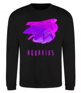 Світшот Водолій єдиноріг Сірий меланж фото