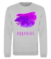 Свитшот Краски водолей Серый меланж фото