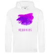 Мужская толстовка (худи) Краски водолей Белый Мужская толстовка (худи) Краски водолей Белый фото