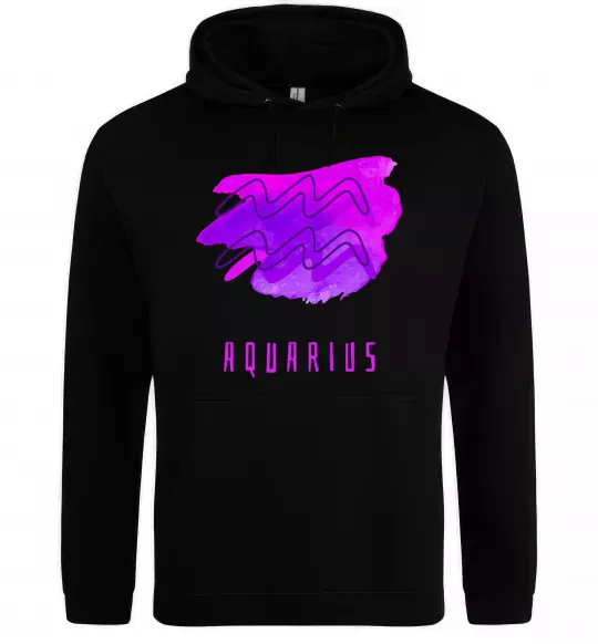 Жіноча толстовка (худі) Краски водолей Чорний фото