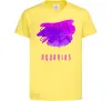 Детская футболка Краски водолей Лимонный Детская футболка Краски водолей Лимонный фото