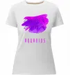 Жіноча преміум футболка Краски водолей Білий фото