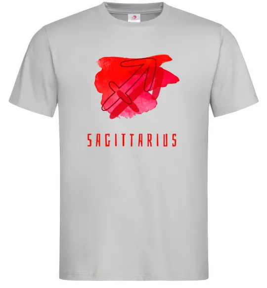 Чоловіча футболка Фарби стрілець Сірий фото