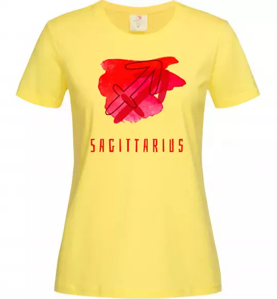 Женская футболка Фарби стрілець Лимонный фото