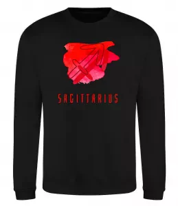 Свитшот Sagittarius stars Черный фото