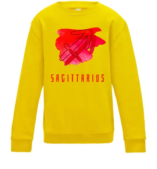 Детский Свитшот Фарби стрілець Солнечно желтый фото