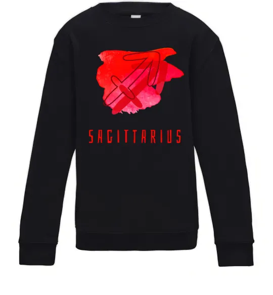 Детский Свитшот Фарби стрілець Черный фото