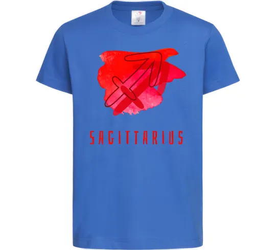 Дитяча футболка Фарби стрілець Яскраво-синій фото