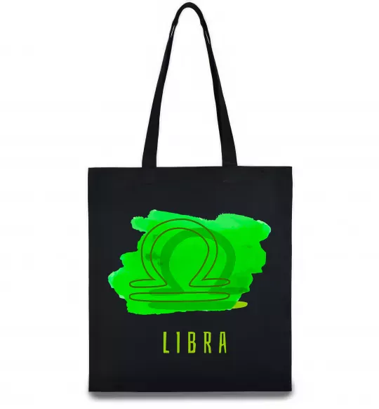 Еко-сумка Фарби терези Чорний фото