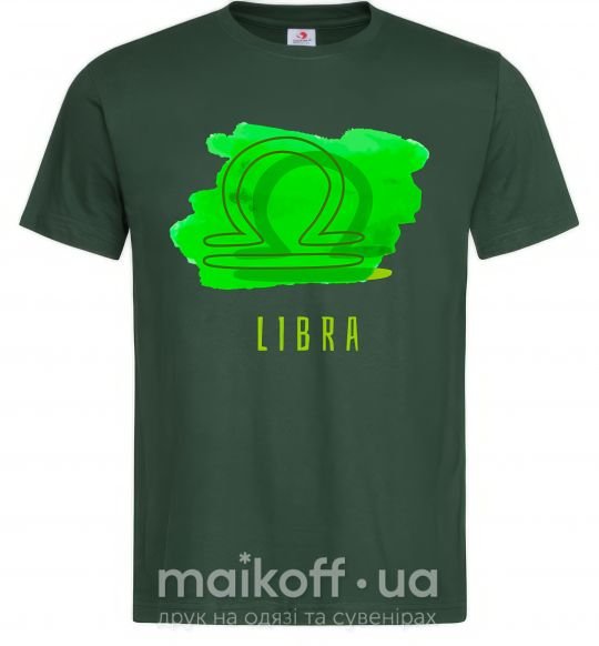 Мужская футболка Краски весы Темно-зеленый фото