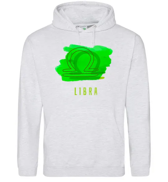 Чоловіча толстовка (худі) Фарби терези Сірий меланж фото