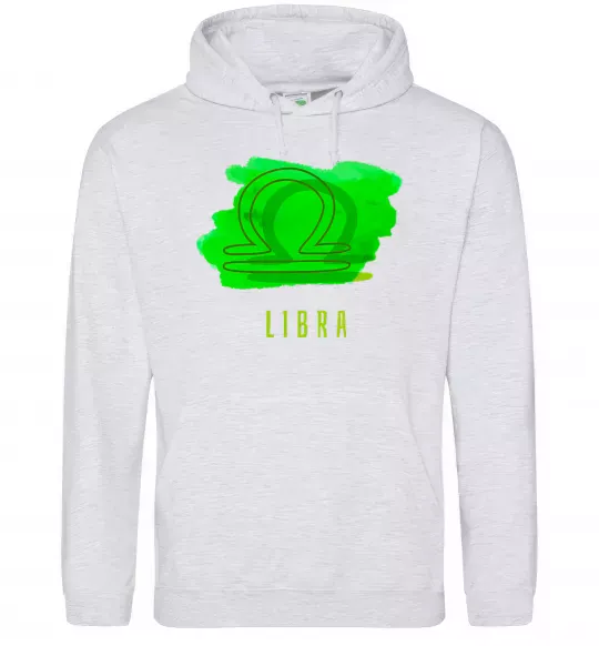 Женская толстовка (худи) Фарби терези Серый меланж фото