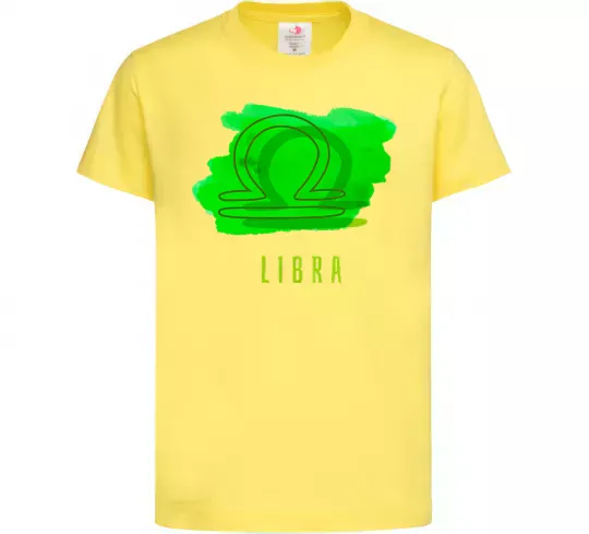 Дитяча футболка Фарби терези Лимонний фото