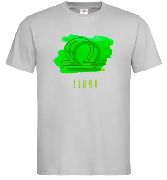 Чоловіча футболка Фарби терези Сірий фото