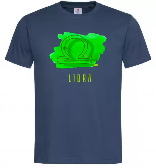 Чоловіча футболка Фарби терези Темно-синій фото