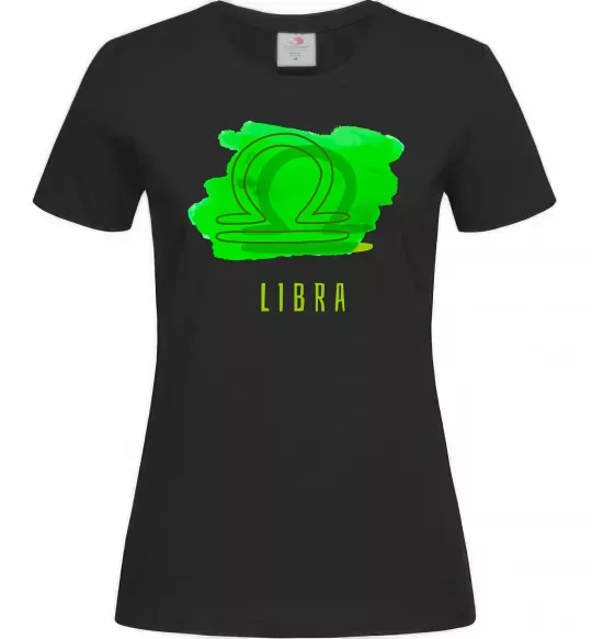 Женская футболка Фарби терези Черный фото