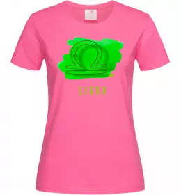 Женская футболка Фарби терези Ярко-розовый фото