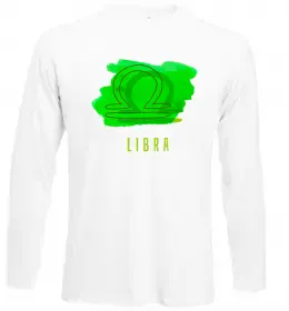 Лонгслив Фарби терези Белый фото