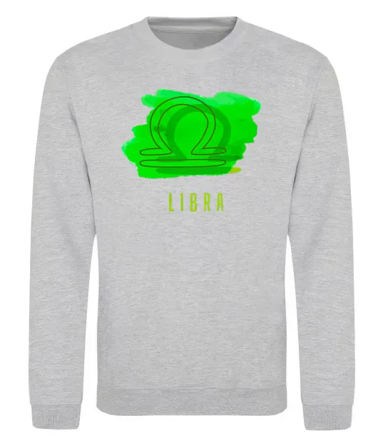 Світшот Фарби терези Сірий меланж фото