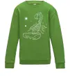 Детский Свитшот Скорпіон білий Лаймовый фото