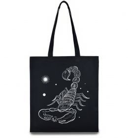 Эко-сумка Скорпіон білий