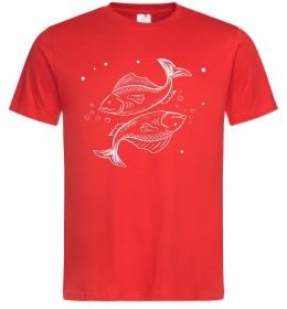 Мужская футболка Риби білі