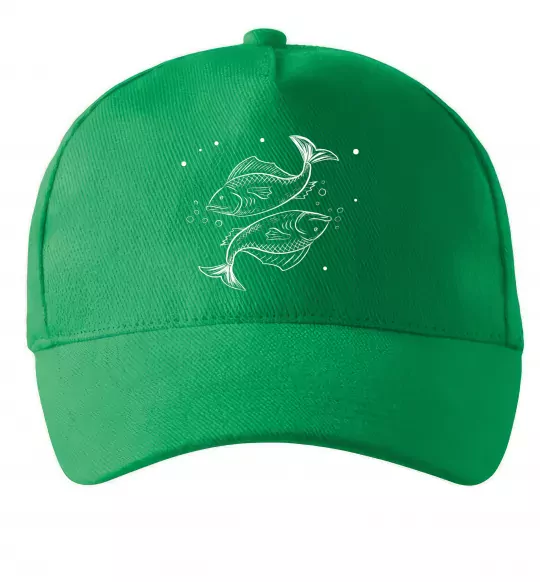 Кепка Риби білі Зелений фото