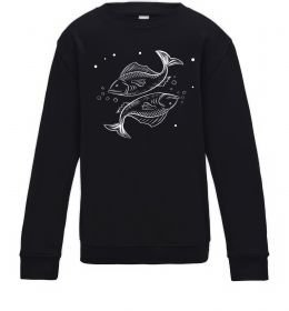 Дитячий світшот Риби білі