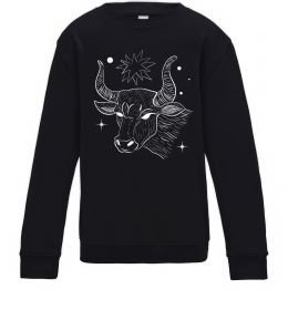 Дитячий світшот Телець білий Дитячий світшот Телець білий