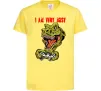 Детская футболка I'm very busy Лимонный фото