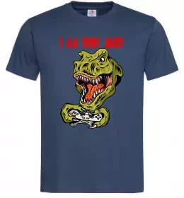 Мужская футболка I'm very busy Темно-синий фото