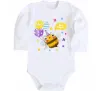 Детский боди Bee happy Белый фото