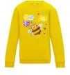 Детский Свитшот Bee happy Солнечно желтый Детский Свитшот Bee happy Солнечно желтый фото